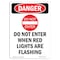 Signmission Safety Sign, OSHA Danger, 18" Height, Portrait Do Not Enter, Portrait OS-DS-D-1218-V-2178 - alternate 1